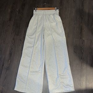 Gray sweatpants